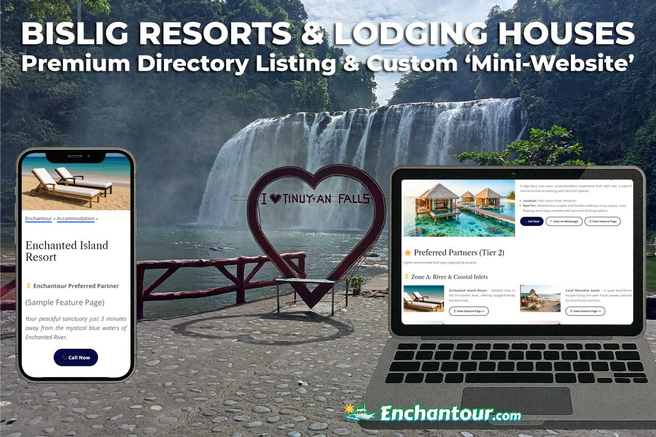 Bislig Resorts & Lodging Houses Premium Directory Listing & Custom 'Mini-Website'