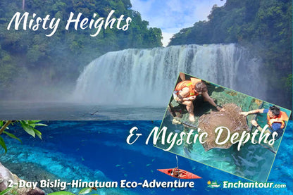 Misty Heights & Mystic Depths: 2-Day Tinuy-an Falls to Enchanted River Eco-Adventure