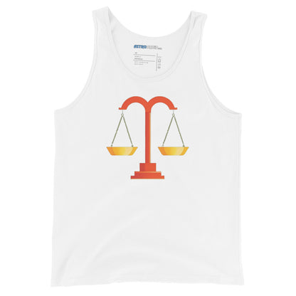 Libra Tank Top - White