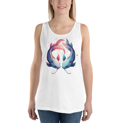 Pisces Tank Top - White