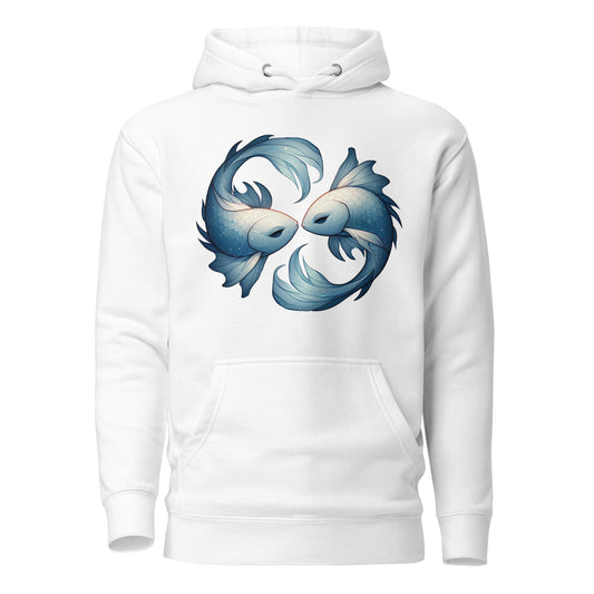 Pisces Hoodie - White