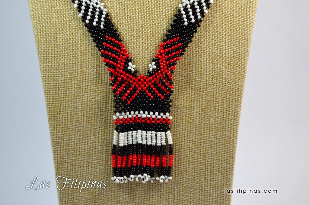 Tribal Beaded Necklace - Ethnic Mandaya Jewelry