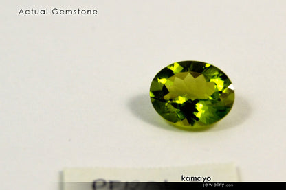 PERIDOT GEMSTONE - 10x8mm Oval Green Loose Stone
