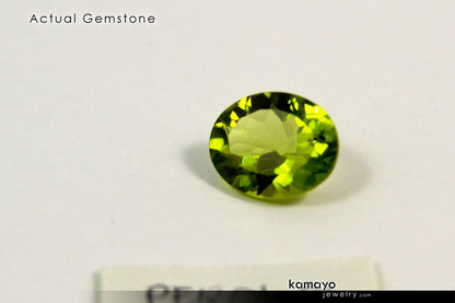 PERIDOT GEMSTONE - 10x8mm Oval Green Loose Stone