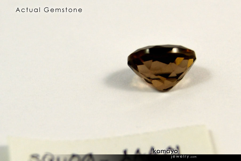 SMOKY QUARTZ RING - 10x8mm Smoky Quartz Ring for Women