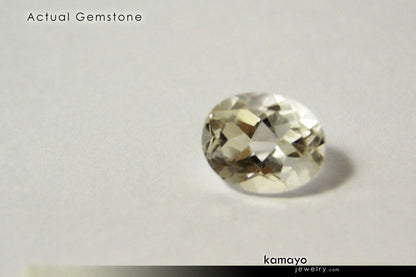 CLEAR QUARTZ RING - 10x8mm Rock Crystal Ring for Women