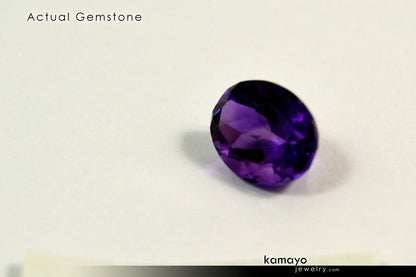 AMETHYST RING - 10x8mm-large Purple Amethyst Ring for Women