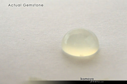 WHITE MOONSTONE GEMSTONE - 10x8mm Oval Loose Stone