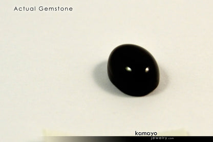 BLACK ONYX GEMSTONE - 10x8mm Oval Loose Stone