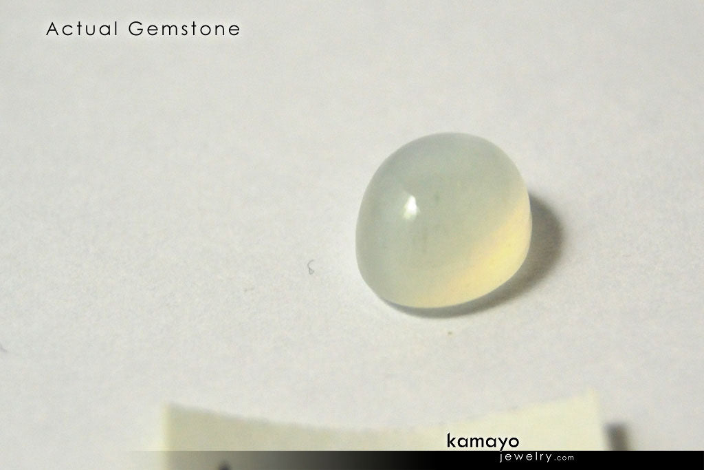 WHITE MOONSTONE GEMSTONE - 10x8mm Oval Loose Stone