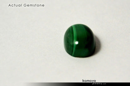 MALACHITE GEMSTONE - 10x8mm Oval Green Loose Stone