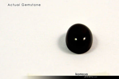 BLACK ONYX GEMSTONE - 10x8mm Oval Loose Stone