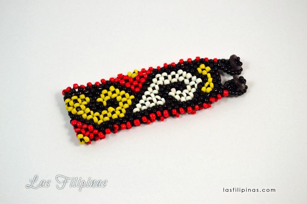 Tribal Bracelet - Wide Ethnic Mandaya Beaded Design