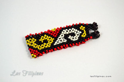 Tribal Bracelet - Wide Ethnic Mandaya Beaded Design