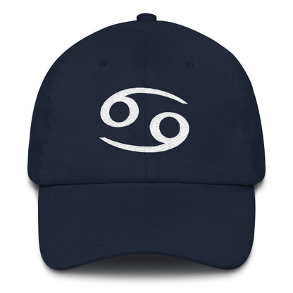 Cancer Cap - Zodiac Symbol Text Baseball Cap