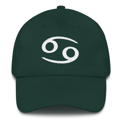 Cancer Cap - Zodiac Symbol Text Baseball Cap