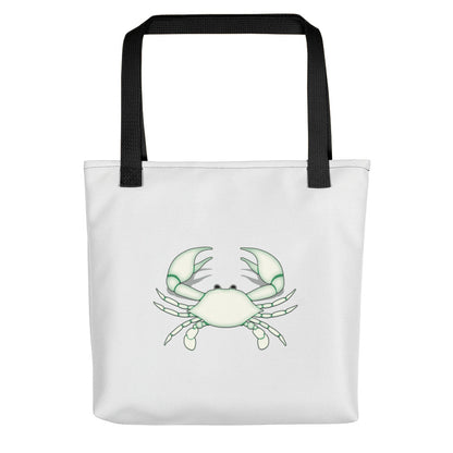 Cancer Tote Bag - Zodiac Symbol - White Crab Graphics