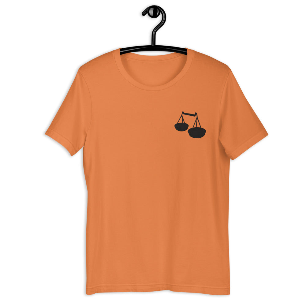 LIBRA T-SHIRT - Libra Symbol Embroidery