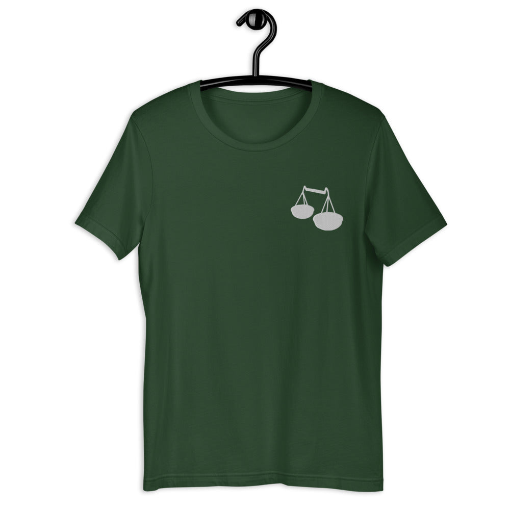 LIBRA T-SHIRT - Libra Symbol Embroidery
