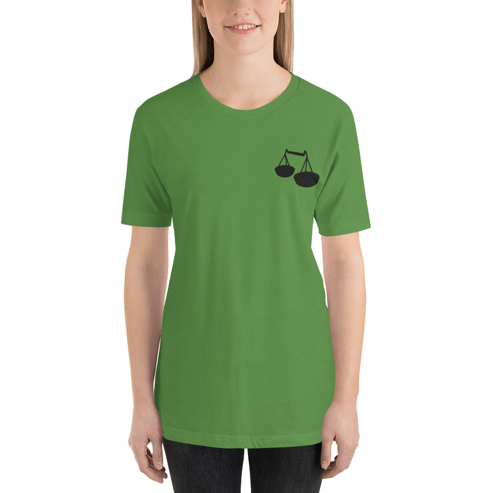 LIBRA T-SHIRT - Libra Symbol Embroidery