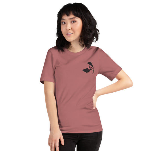 PISCES T-SHIRT - Pisces Symbol Embroidery