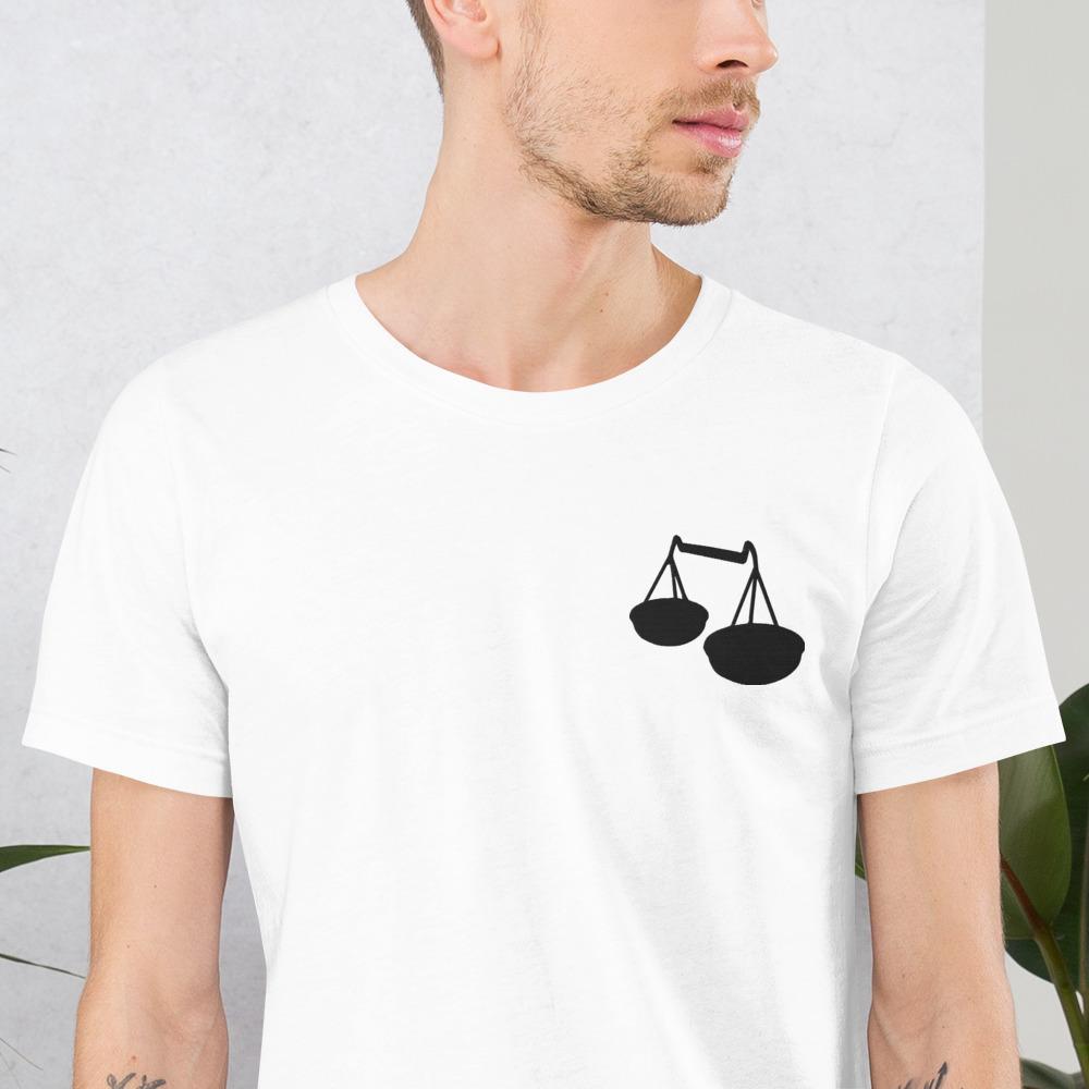 ZODIAC WHITE SHIRT - Sign Symbol Embroidery