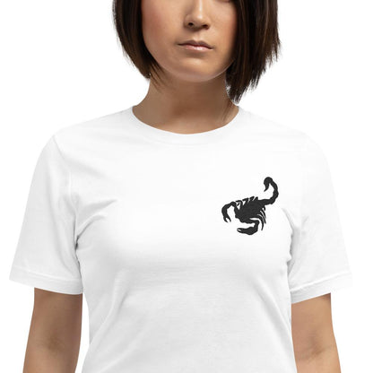 ZODIAC WHITE SHIRT - Sign Symbol Embroidery