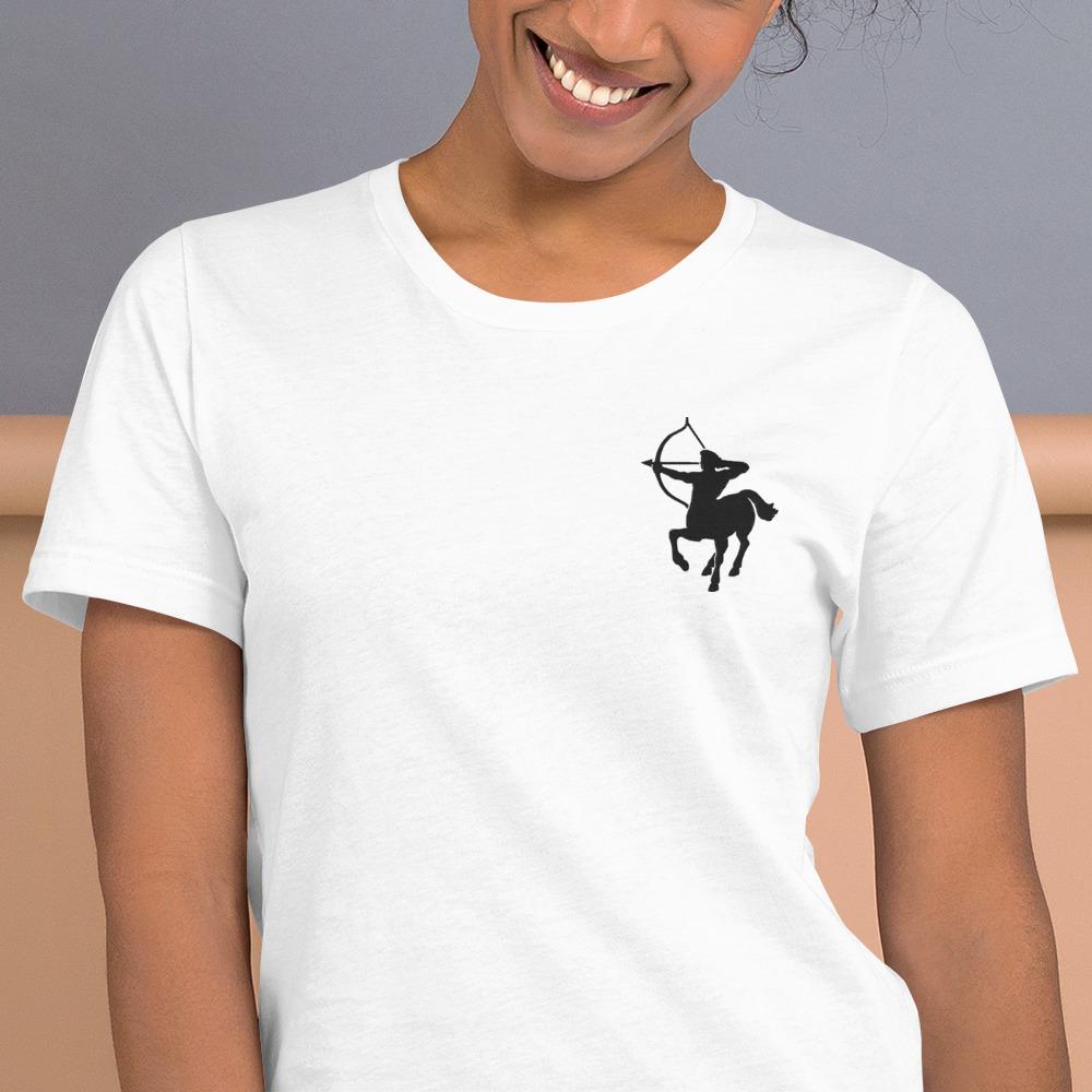 ZODIAC WHITE SHIRT - Sign Symbol Embroidery