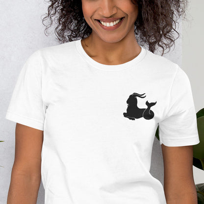 CAPRICORN T-SHIRT - Capricorn Symbol Embroidery