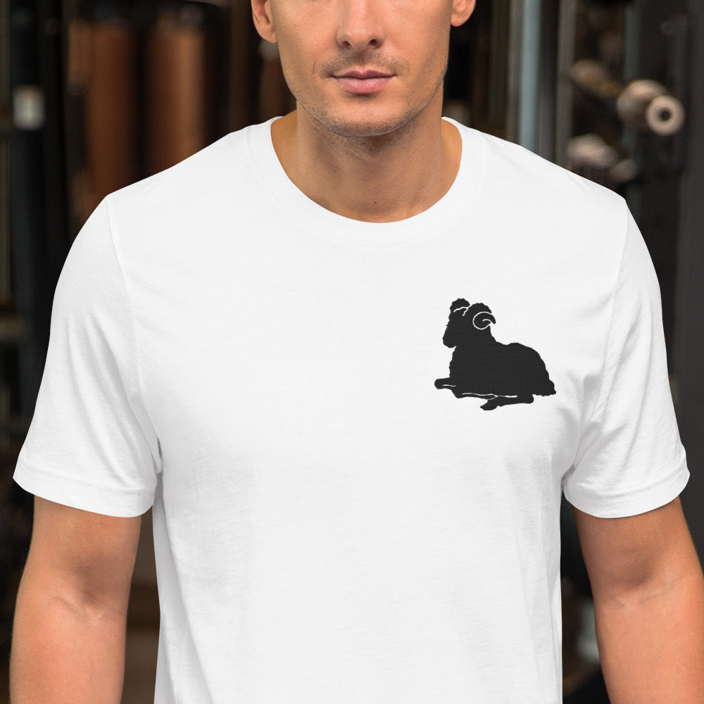 ZODIAC WHITE SHIRT - Sign Symbol Embroidery