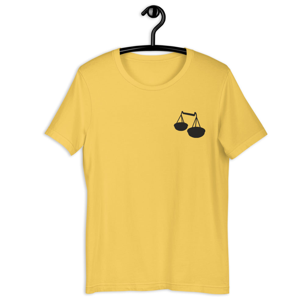 LIBRA T-SHIRT - Libra Symbol Embroidery